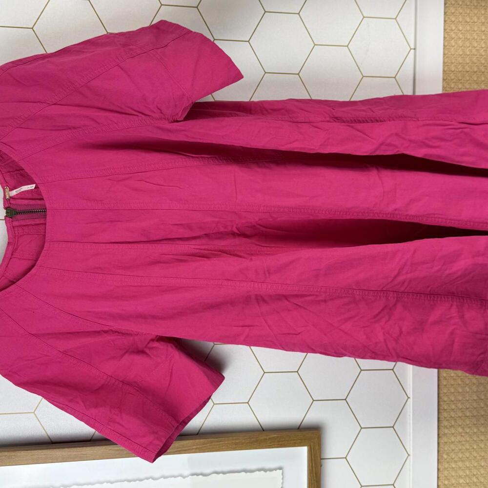 Free People Hot Pink Becca Style Zipper Back Mini Dress - Size - Small - Picture 8 of 8